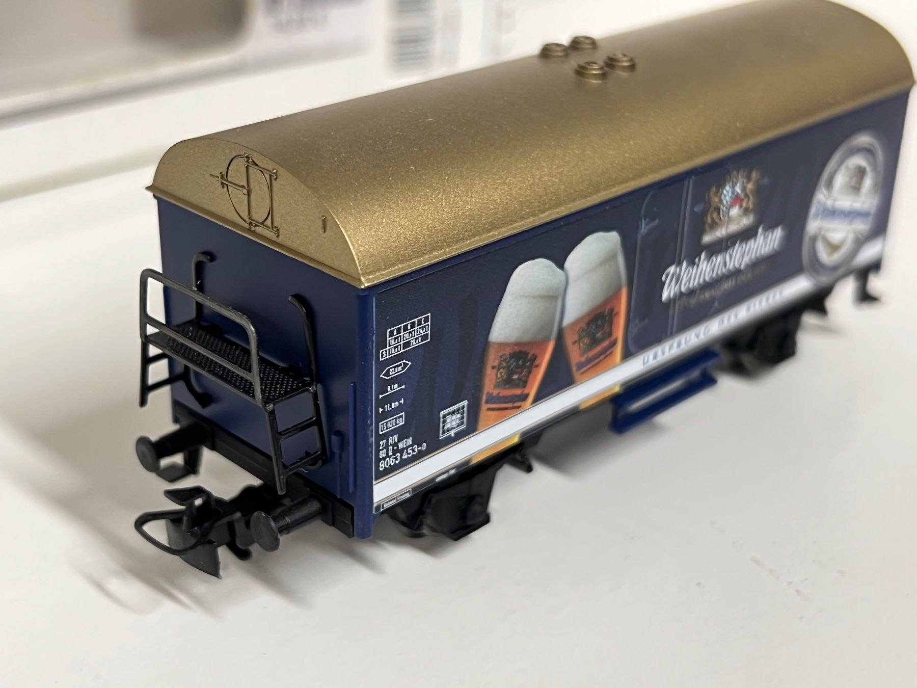 Märklin Modellini di ferrovie: Märklin 44209 Bierwagen Weihenstephan – Nuovo (secondo la descrizione) da Neuenhof venduto da ludovicco 2