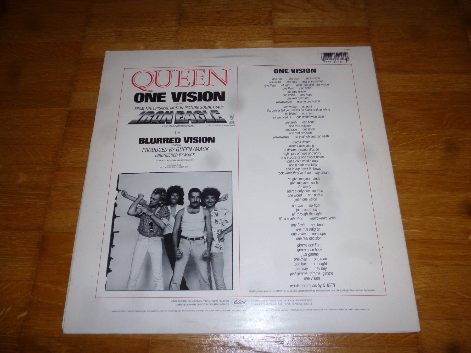 Dischi in vinile: Queen One vision – Nuovo (secondo la descrizione) da Langenthal venduto da Tbraunbaer 1