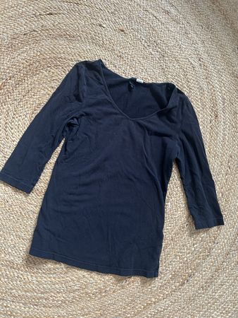 Pull manches 3/4 noir