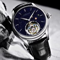 Tourbillon Armbanduhr Herrenuhr Saphir Zifferblatt 40mm