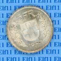 CHF___5.00 1940 -unz 5 Franken