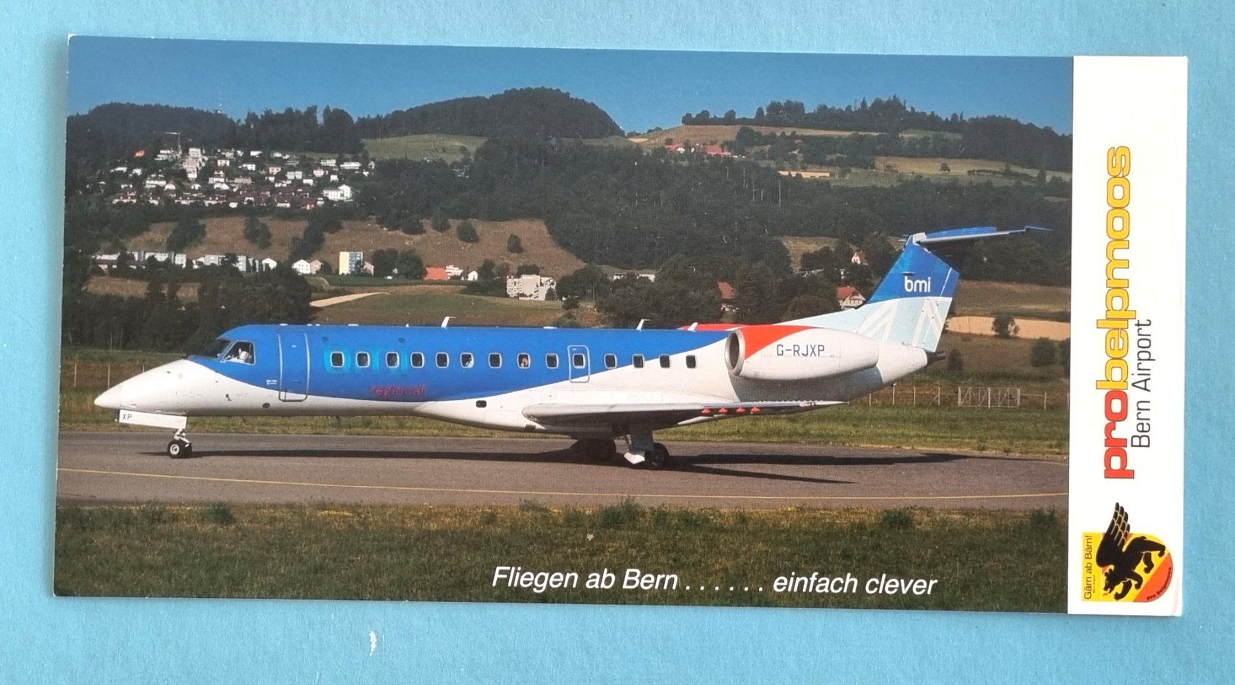 Cartoline postali: Bern - Belp - Flughafen - 2015 – Usato da Rothrist venduto da RROENK