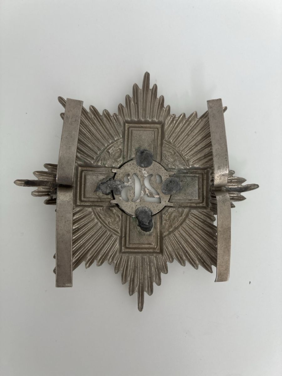 Schweizer Armee Placchette & Badge: Stern 26 für Dragonerkäppi – Usato da Gutenswil venduto da Antiques77 1