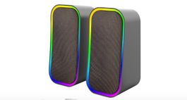 PC Lautsprecher USB Token RGB Gaming Stereo Speaker