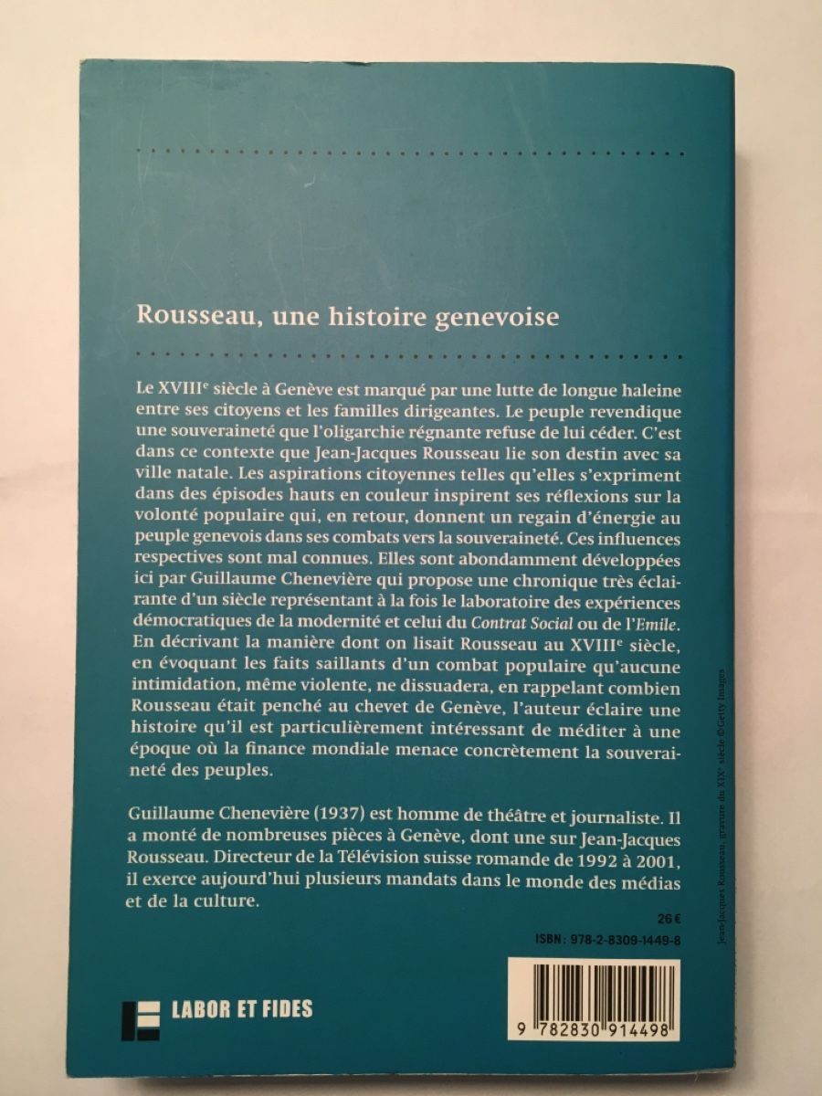 Libri: Rousseau, une histoire genevoise – Usato da Düdingen venduto da pyl_dv98 1