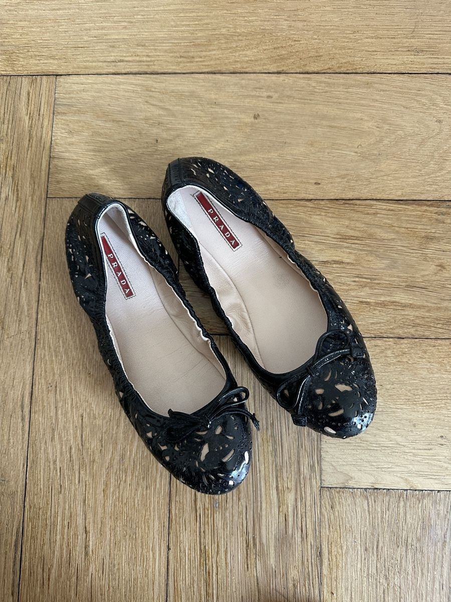 Prada Scarpe da donna: Prada ballerinas 37.5 leather – Usato da Zürich venduto da Gogomargo 4
