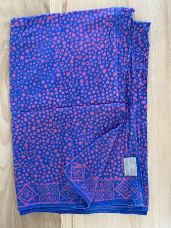 Sarong Linda Hering blau pink gemustert, wie neu