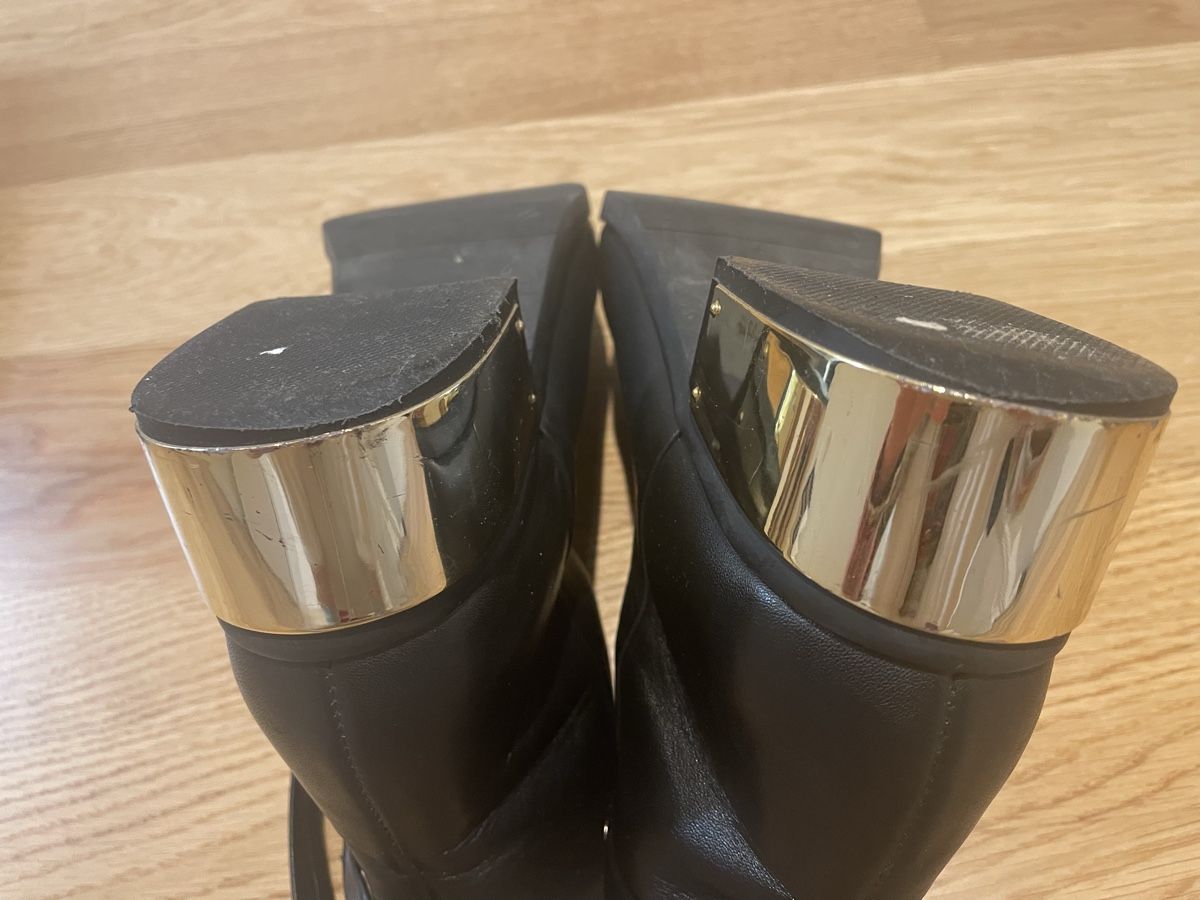 Damenschuhe: Leder Boot schwarz 37 – Gebraucht aus uster von 2017c 3