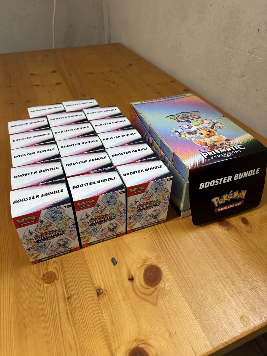 Pokémon Carte collezionabili: Prismatic Evolutions EN, leere Booster Bundles und Display – Usato da Härkingen venduto da iceman1234 1