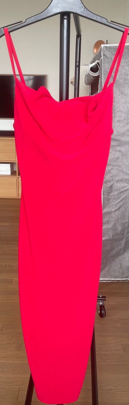 Vestiti: AYM Red Dorset Drape Dress with Built-In Bra – Nuovo (secondo la descrizione) da Zürich venduto da ayl_5wmh 1