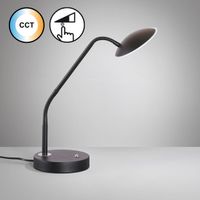 LED Tischleuchte, Schwarz, 60 cm Höhe