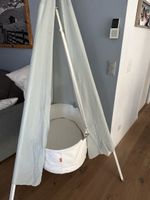 Leander Baby Wiege weiss mit Himmel 