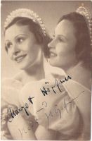 Hedi & Margot Höpfner 1910-88 /1912-2000 Autogramm Foto 9x14