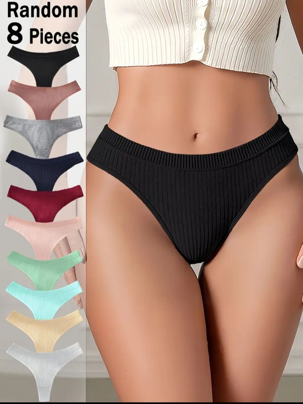 Altra biancheria intima: 8 strings en coton, NEUFS – Nuovo e nell'imballaggio originale da Puidoux venduto da Mia_Bellezza 1