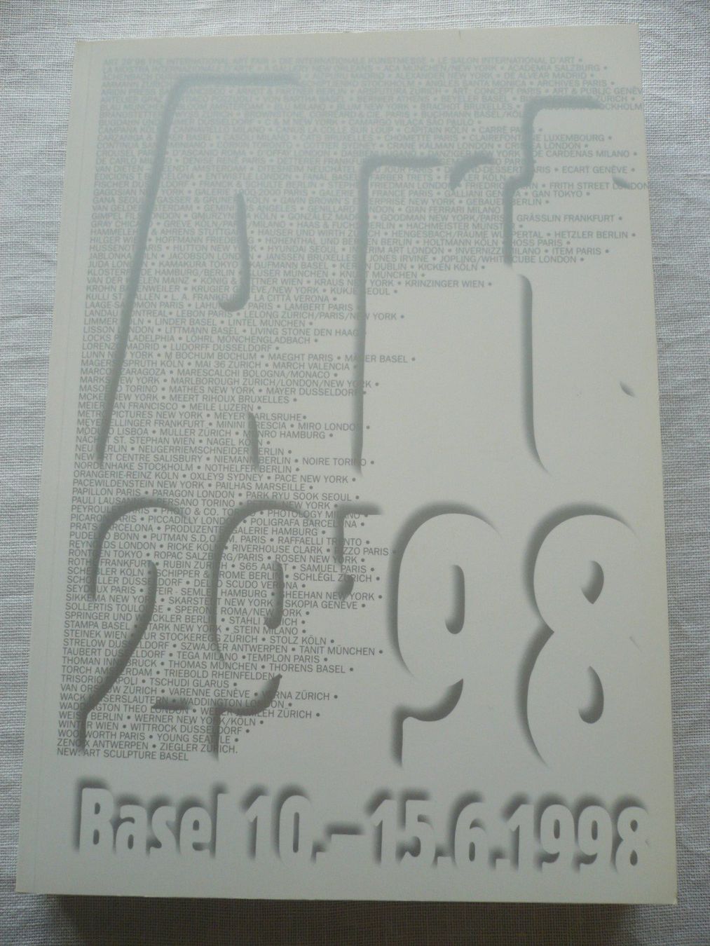Bücher: ART 29 Basel 1998 Katalog – Gebraucht aus Zürich von saltandpepper008