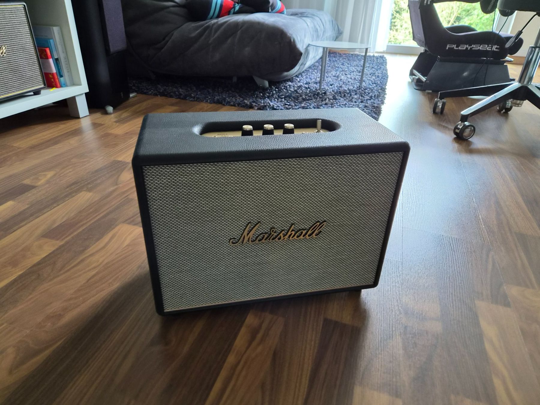 Marshall Lautsprecher: Marshall Woburn Gen. III schwarz, Bluetooth – Gebraucht aus Villnachern von twofacefromportishead