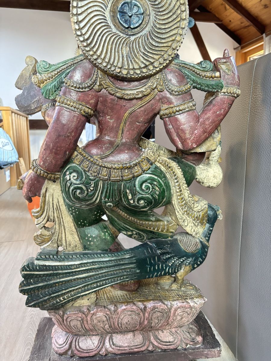 Sculture & Statue: Saravati déesse bois antique – Usato da Matran venduto da oli_6mym 3
