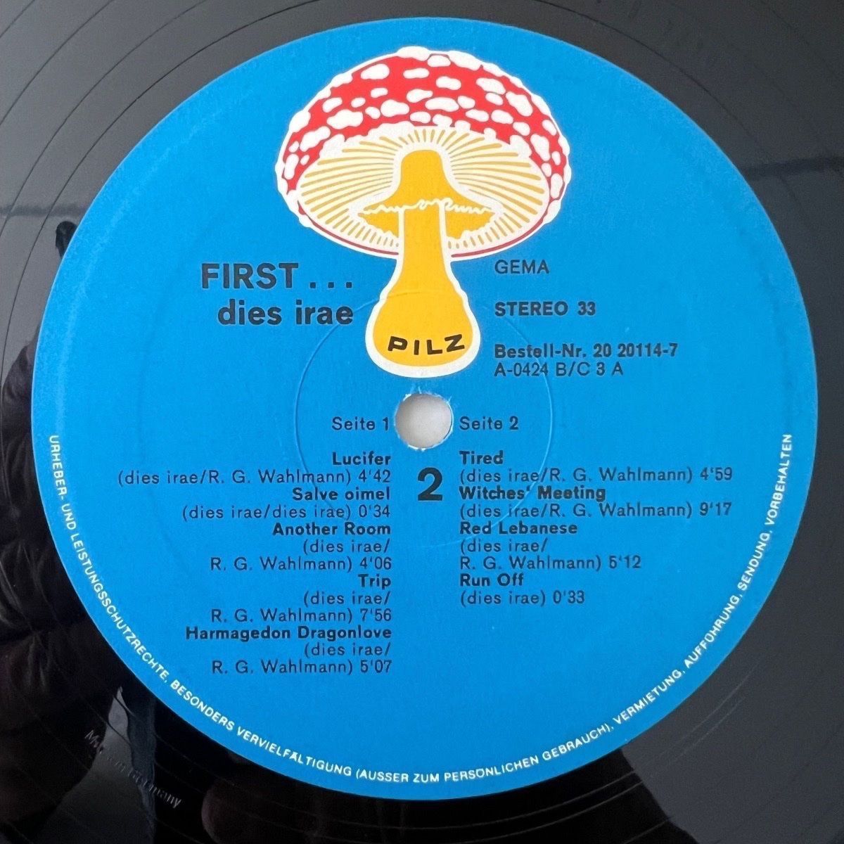 Schallplatten: Dies Irae - First / 1. D-Press. 1971 - Very nice Copy – Gebraucht aus Gais von soundcave57 3