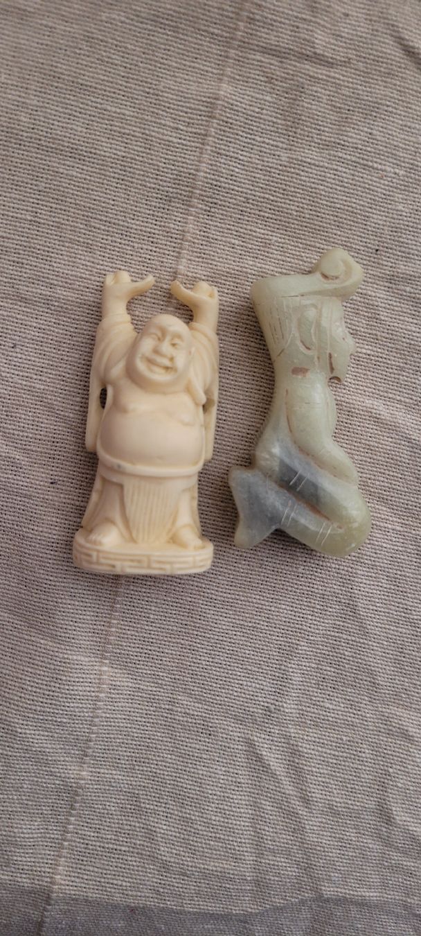Statuette: 2 Netzuke, figurines asiatiques – Usato da Vevey venduto da lba_dd82 3