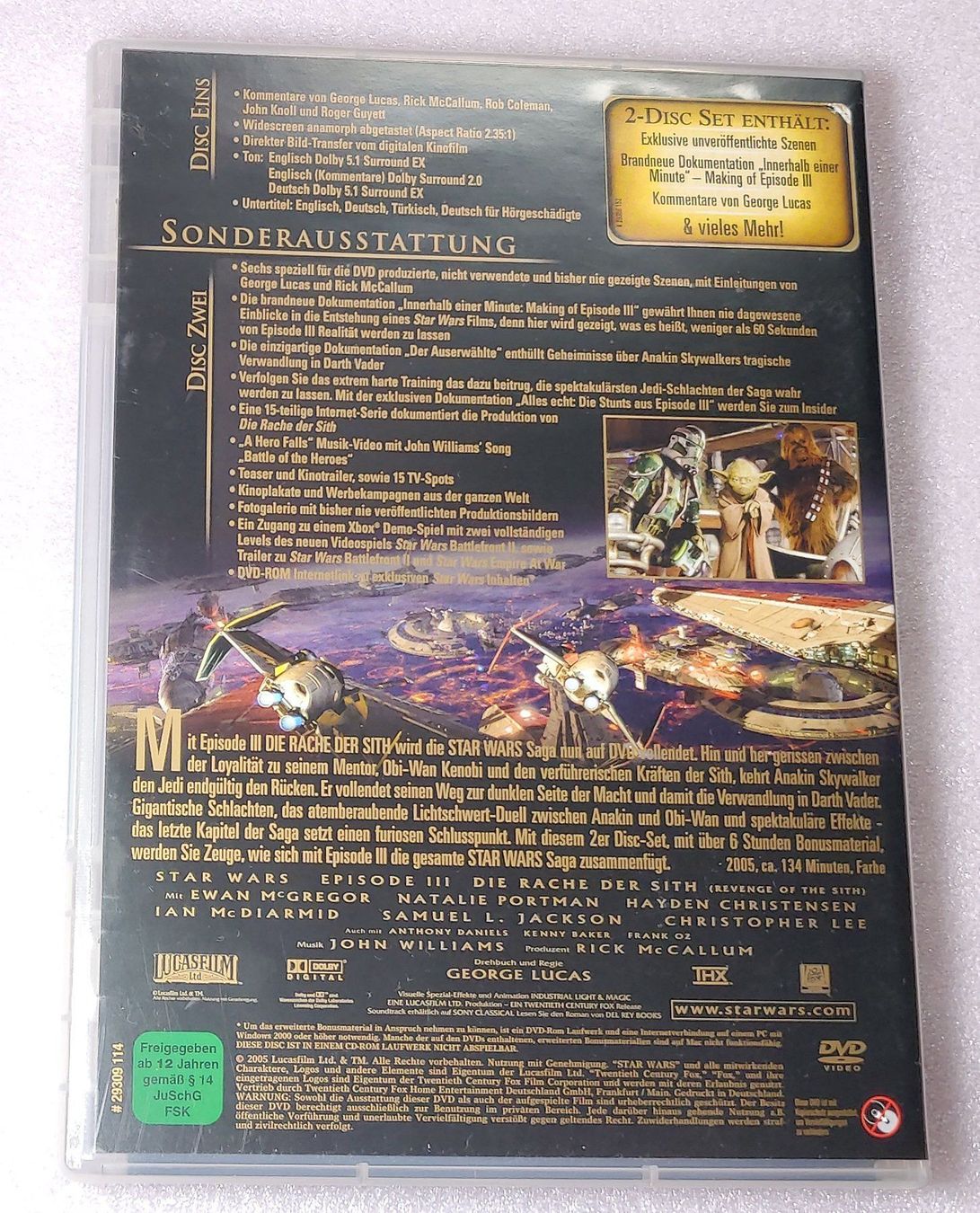 Alle DVDs: Star Wars III / Die Rache der Sith / 2 DVD – Gebraucht aus Zollikofen von Blackie 1