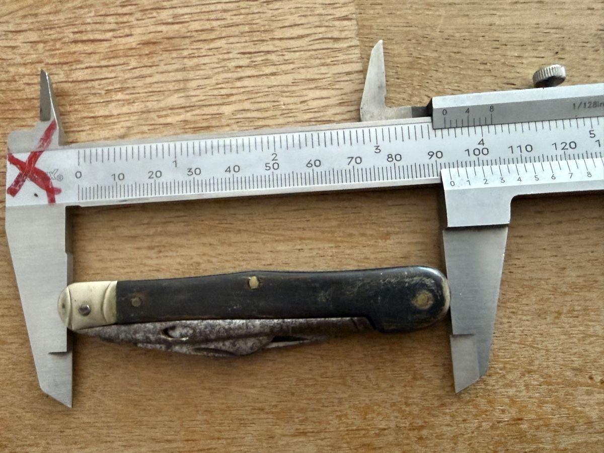 Coltelli tascabile: Antikes Bauernmesser Taschenmesser Sackmesser AELLIG – Usato da Goldach venduto da Messerguru 8