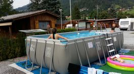 Aufstellpool von Intex inkl. Leiter und Sandfilter-Anlage
