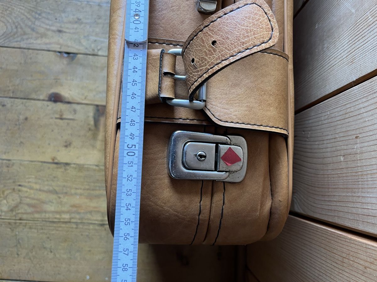 Valigie: Retro Reisekoffer aus Leder – Usato da Escholzmatt venduto da Stern777 4
