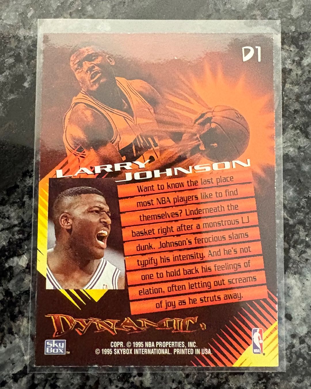 Nba Sammelbilder & Trading cards: NBA Larry Johnson Skybox Dynamic Card – Neu (gemäss Beschreibung) aus Muttenz von joba23 1