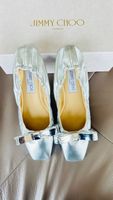 Jimmy Choo Adalee Ballet Flat, NEU & OVP, Gr. 40, Silber