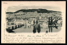 AK Stein a. Rhein, Totalansicht, 1899