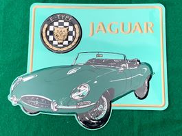 Jaguar E-Type - Plaque aluminium -- Vintage