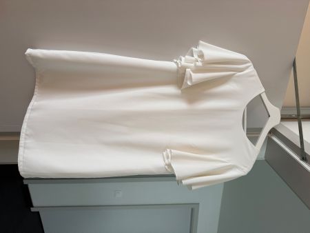 NLY Trend Kleid Gr. 36 Weiss mit Volantärmeln