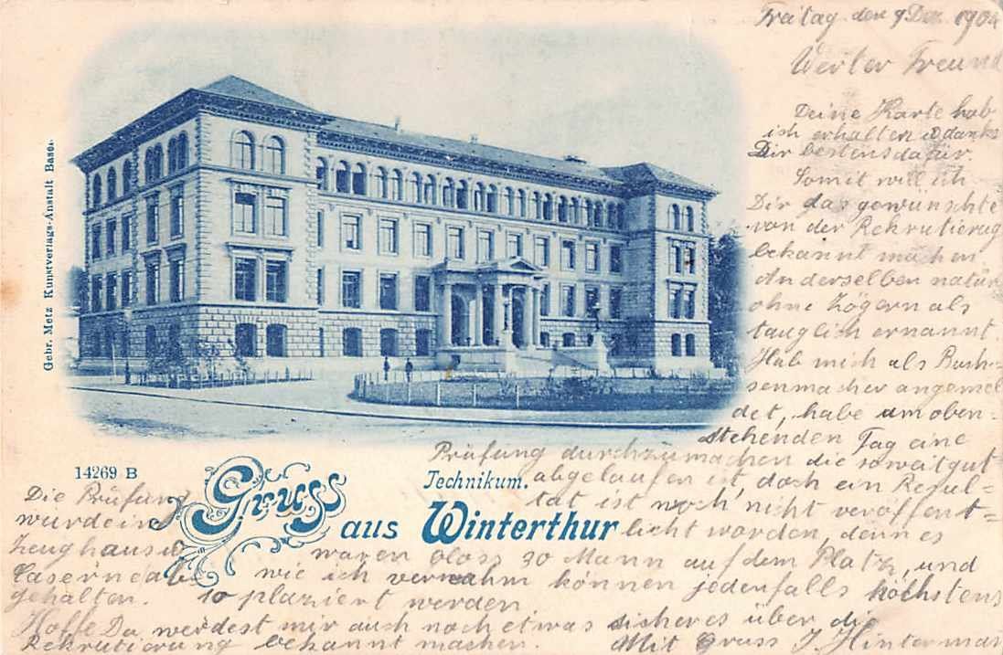 Cartoline postali: Gruss aus WINTERTHUR 1904 – Usato da Winterthur venduto da SchatzchischtliWinti