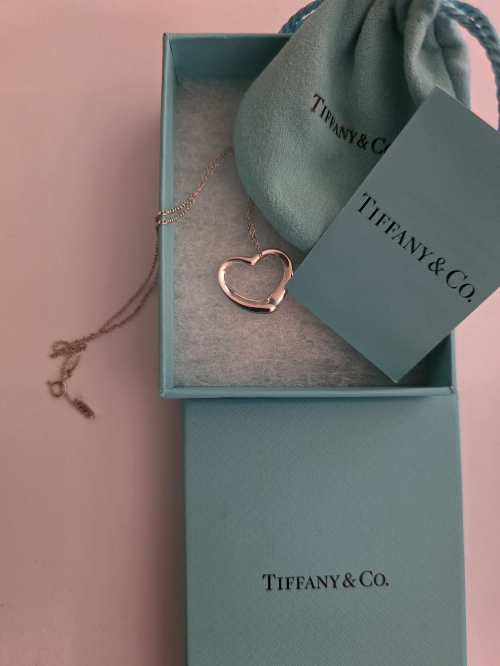 Tiffany & Co. Catenine: Tiffany & Co. 925 Silber Open Heart NP 730 – Usato da Binningen venduto da lieblingsstyle 9