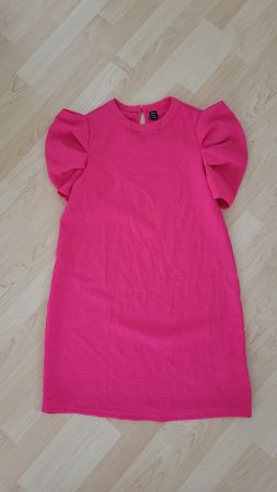 Sommerkleid pink S kurzärmlig