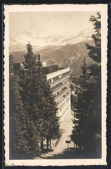 Cartoline postali: AK Arosa, Blick auf das Florentinum – Usato da Berlin venduto da bartko-reher