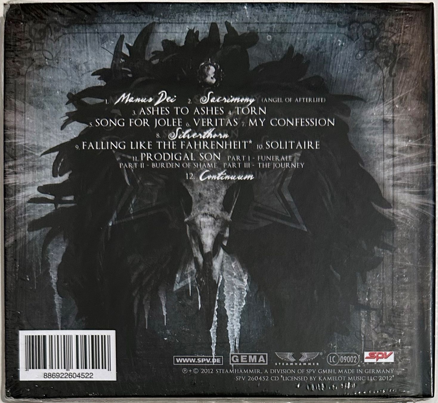 CD: Kamelot – Silverthorn – Nuovo e nell'imballaggio originale da Martigny venduto da jereq 1