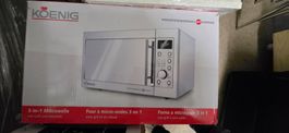 3 IN 1 MIKROWELLE MIT GRILL UND HEISSLUFT