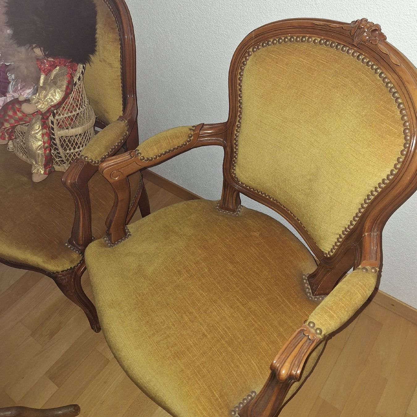 Poltrone: 2 Stühle Louis Philippe – Usato da Steckborn venduto da country43