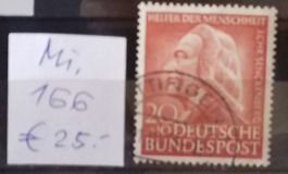 MA336) BRD, 166, Rundstempel Kt. 25.-