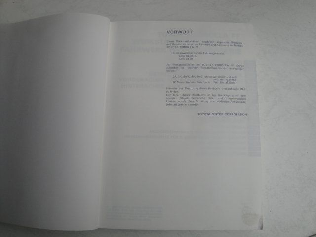 Libri: Toyota Werkstatthandbuch Corolla – Usato da Zollikerberg venduto da Kui 1