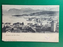 Luzern und die Alpen