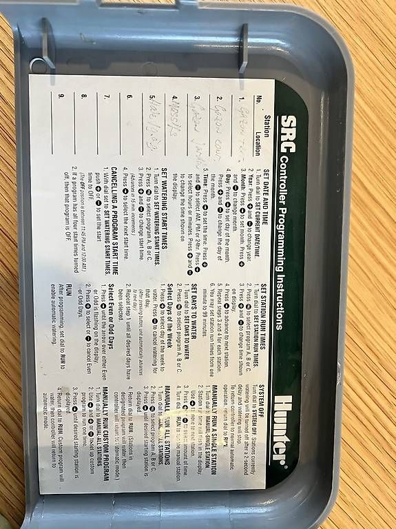 Annaffiatura & Irrigazione: Hunter SRC  Programmateur darrosage automatique 6 zones – Usato da Nyon venduto da dkl_72sz 1