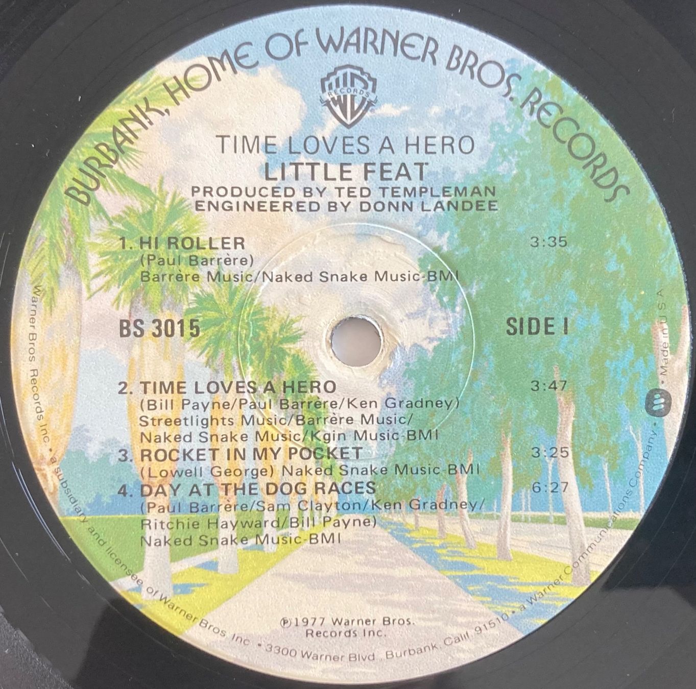 Dischi in vinile: LITTLE FEAT - TIME LOVES A HERO – Usato da Poliez-Pittet venduto da Newtown-Records 2