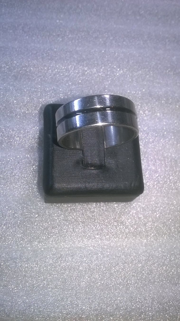 Ringe: ring edelsthal,,silber farbe und schwarz,,,glanzig – Neu (gemäss Beschreibung) aus Basel von bijoutrie_4 1