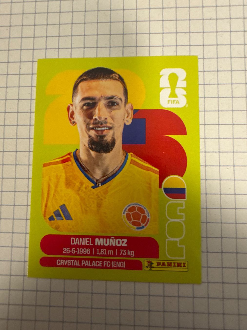 Panini Sammelbilder & Trading cards: Panini Sticker WM 2026, COL 6 Daniel Munoz – Neu (gemäss Beschreibung) aus Winterthur von mathis-spielsteine