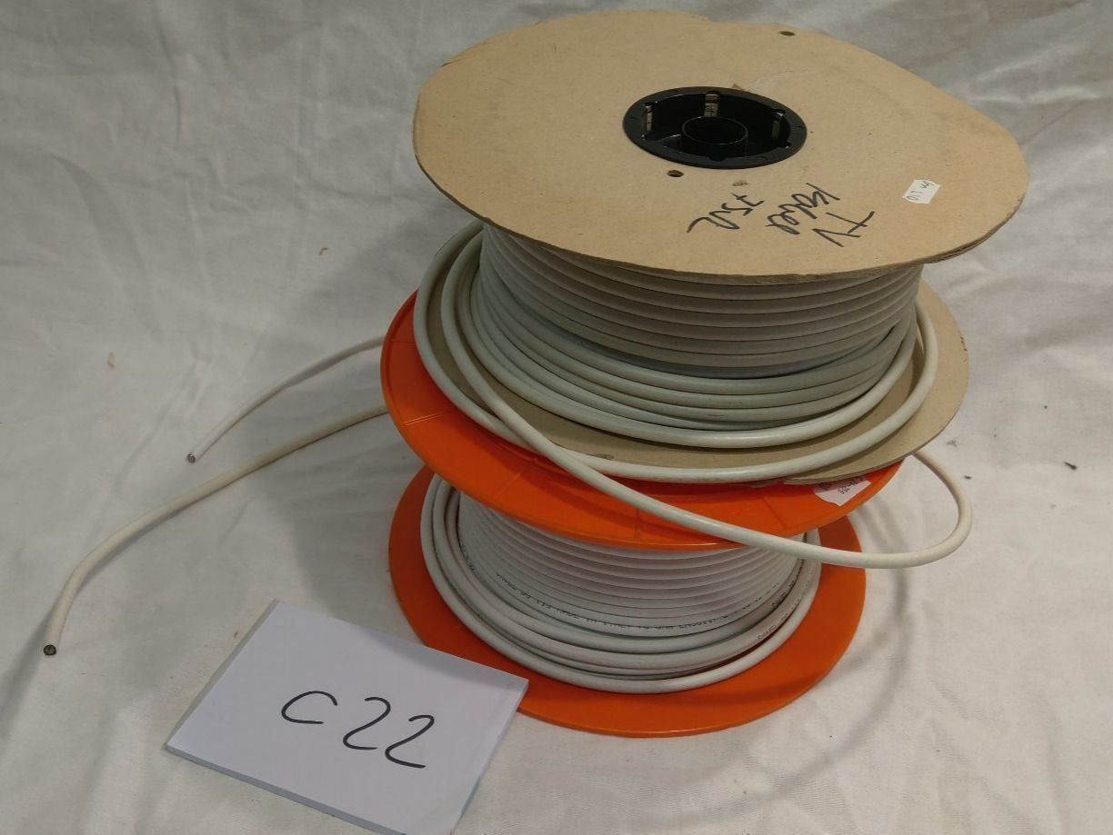Cavi: 2stk. Coax Kabelrollen (L490) – Nuovo (secondo la descrizione) da Däniken SO venduto da Profog1