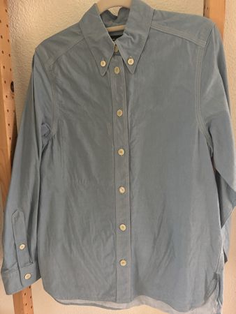 Isabel Marant Valia Shirt Light Blue Cotton Size 34