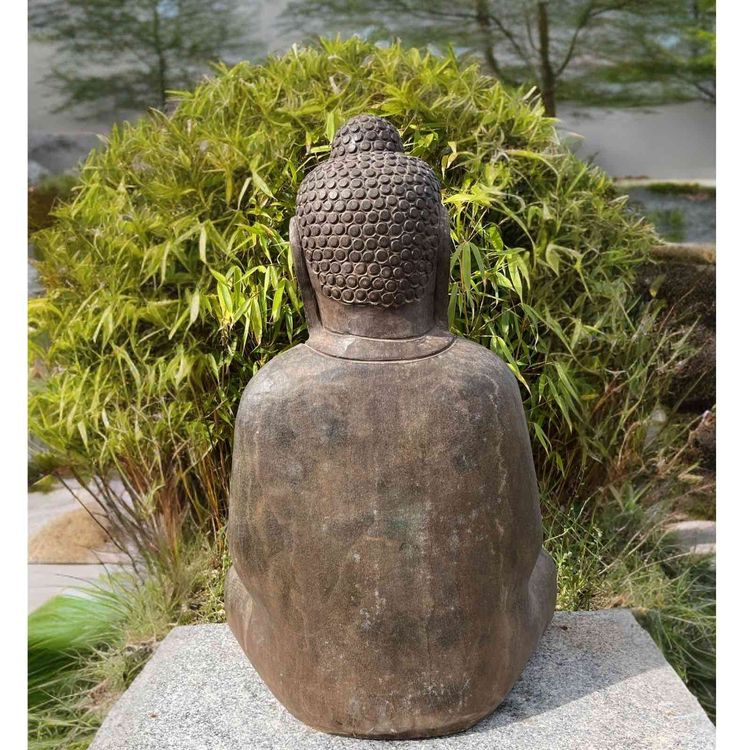 Buddha Garten Statue Naturstein Namaskar Mudra Skulptur 61cm Kaufen
