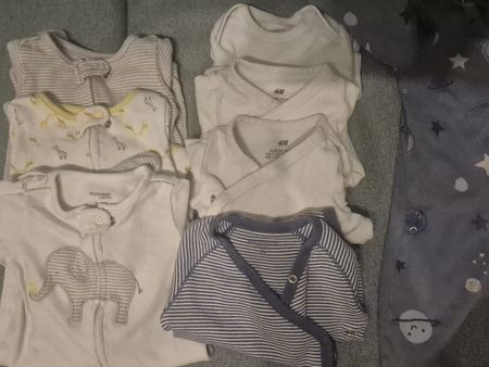 Baby Clothes Bundle, Various Brands, Size 50-56, 8 Items